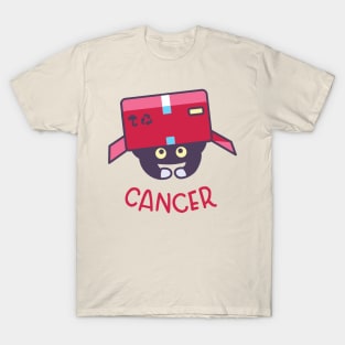 Funny Cancer Cat Horoscope Tshirt - Astrology and Zodiac Gift Ideas! T-Shirt